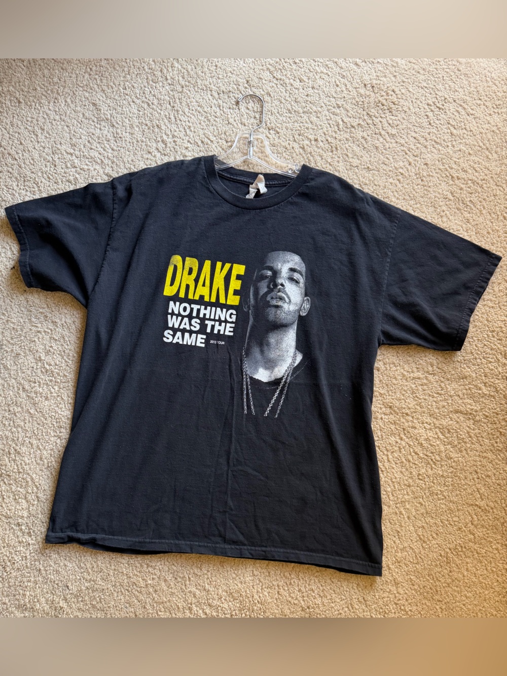 RARE 2013 Drake "Nothing Was The Same" Original Tour Tee 🦉🔥